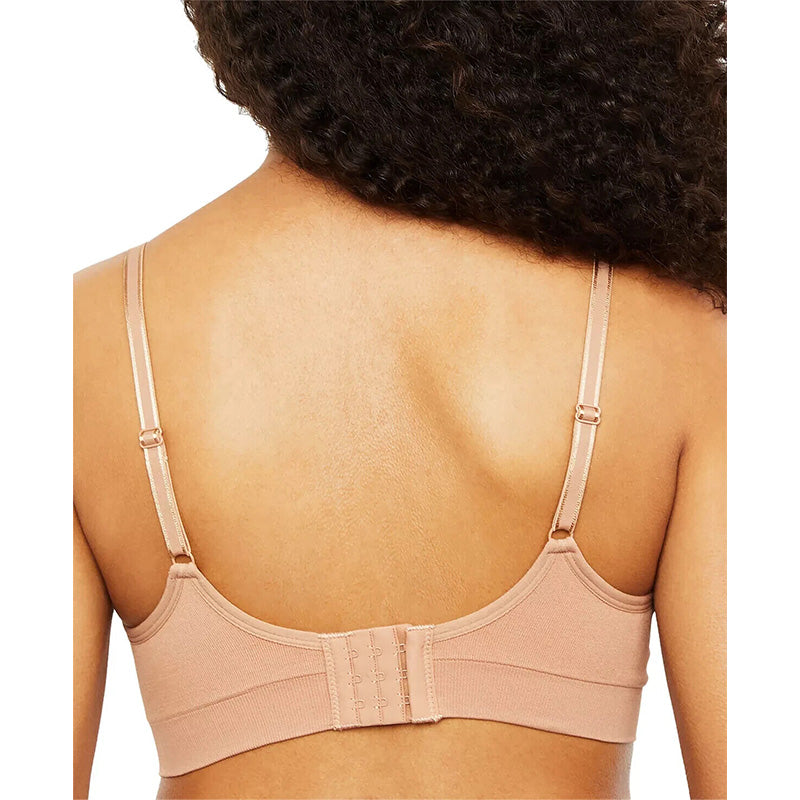 Motherhood Maternity Seamless Clip-Down Nursing Bra Nude M