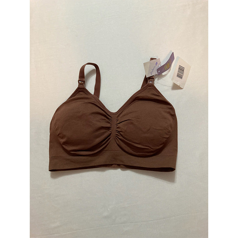 Motherhood Full Busted Seamless Nursing & Maternity Bra Coffe M