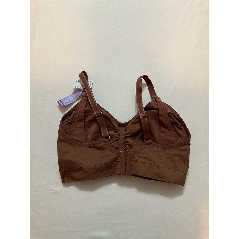 Motherhood Full Busted Seamless Nursing & Maternity Bra Coffe M