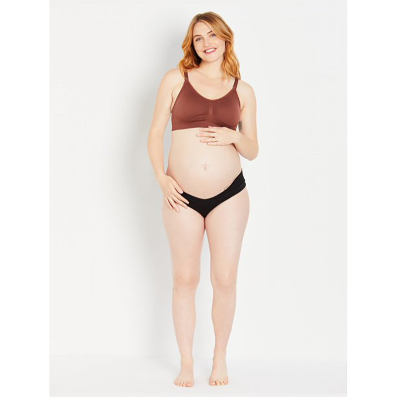 Motherhood Full Busted Seamless Nursing & Maternity Bra Coffe M