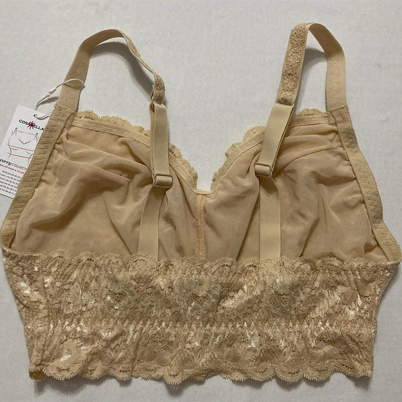 Cosabella Never Say Never Curvy Sweetie Bra Blush Tan L