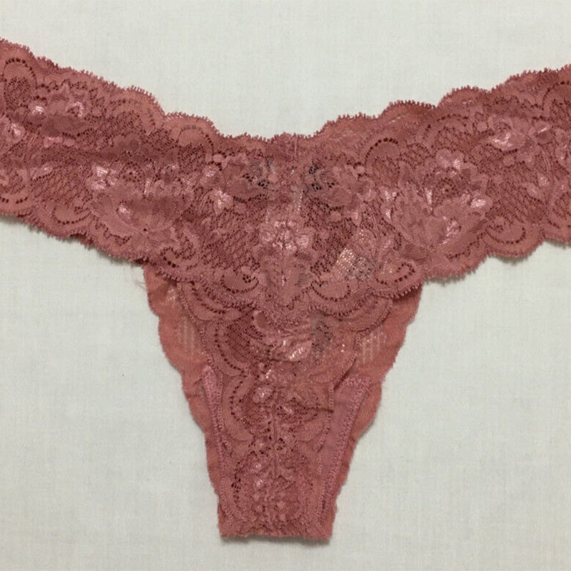 Cosabella Say Never Cutie Low Rise Thong Pink Terracotta One Size