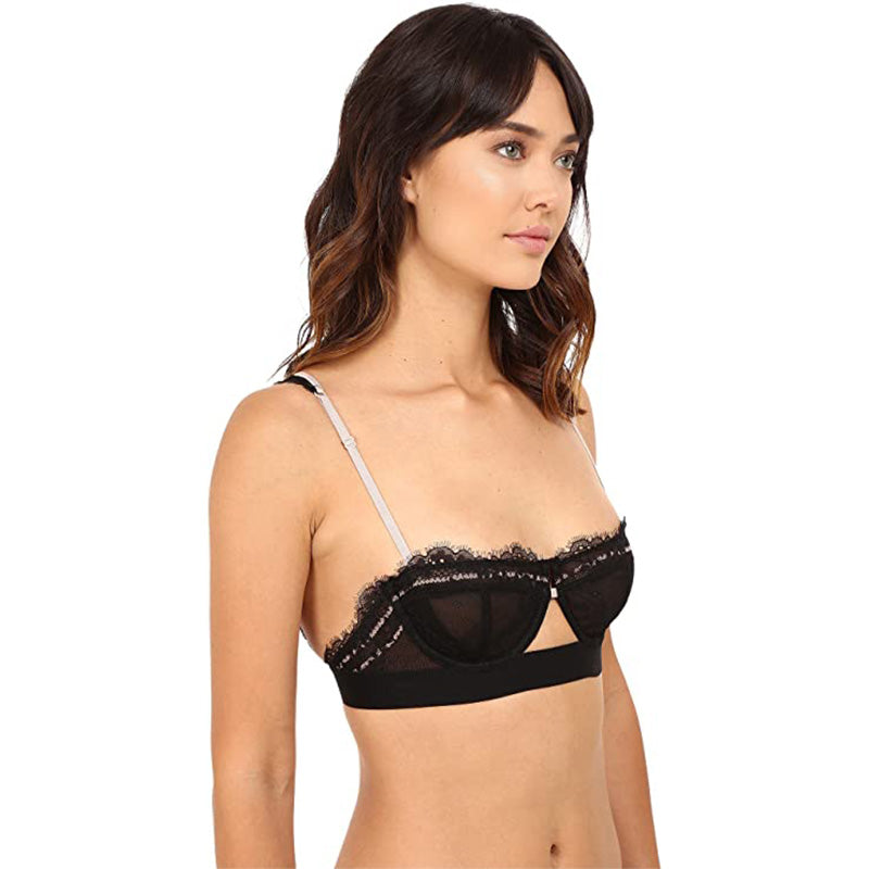 Free People Hour of Dawn Underwire Bra Black Combo Bra