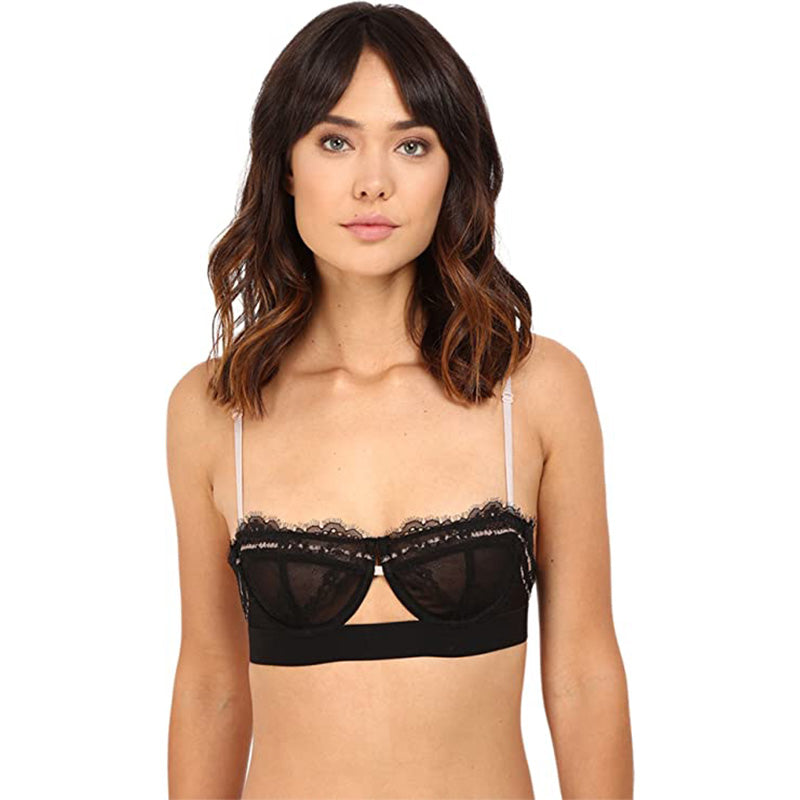 Free People Hour of Dawn Underwire Bra Black Combo Bra