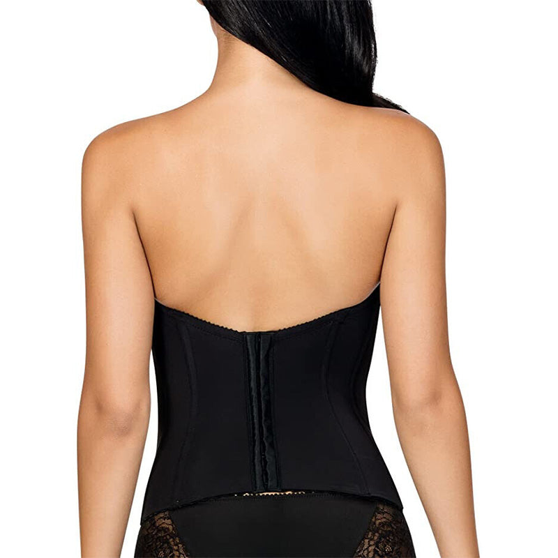 PARFAIT Women's Elissa Low-Back Bustier Bra Black 36B