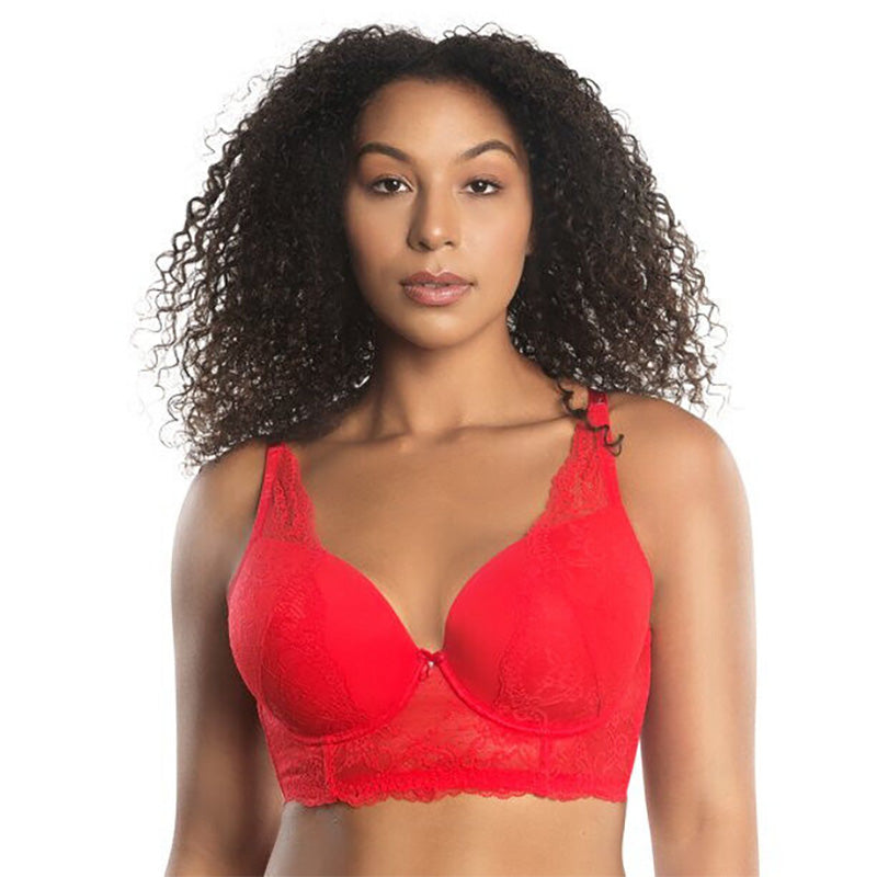 Parfait Sandrine Plunge Longline Bra Red 34DD