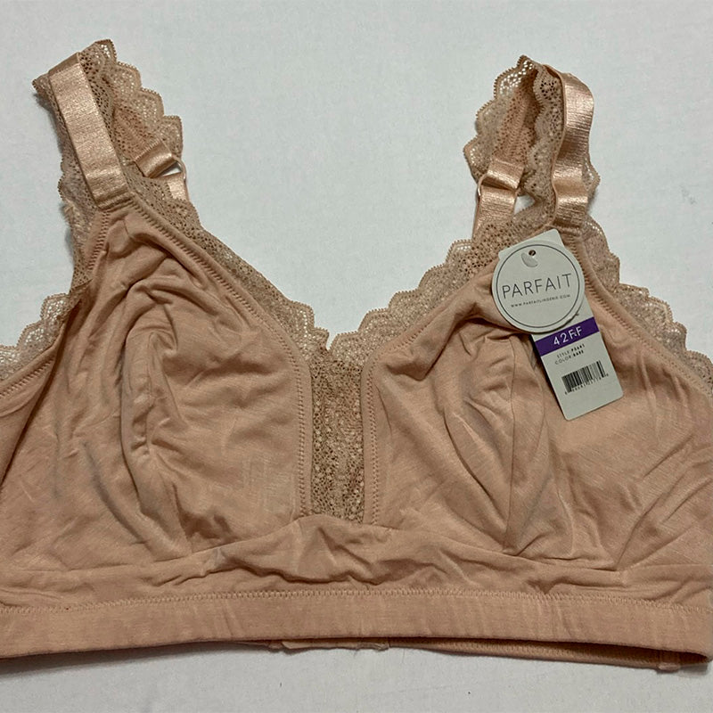 PARFAIT Dalis P5641 Women's Full Busted and Curvy Wire Free Bralette-Bare-42FF