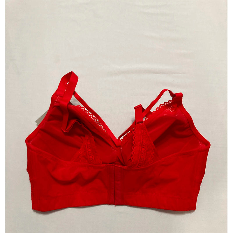 PARFAIT Mia Dot Full Busted Lightly Padded Wire Free Bra-Racing Red 34F