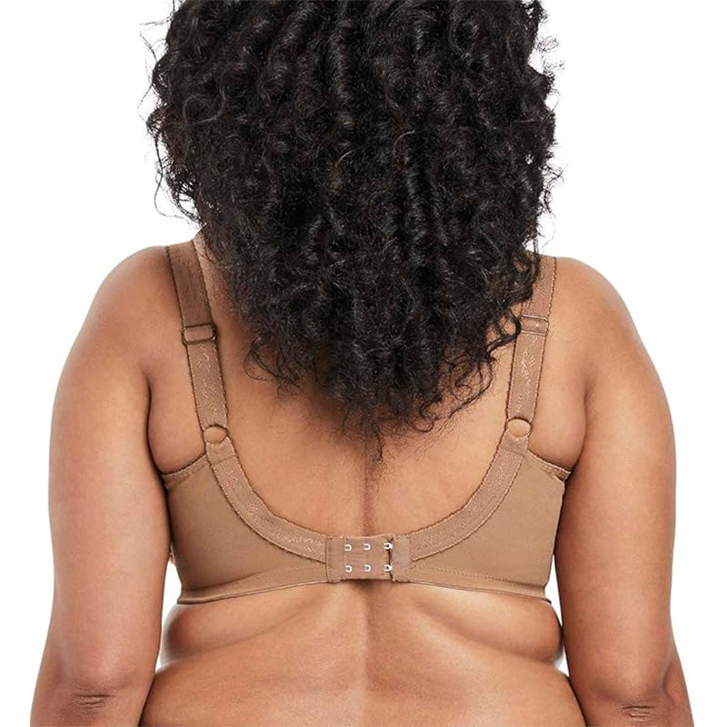 GODDESS Plus Size Keira Underwire Banded Bra Cinnamon 38DDD