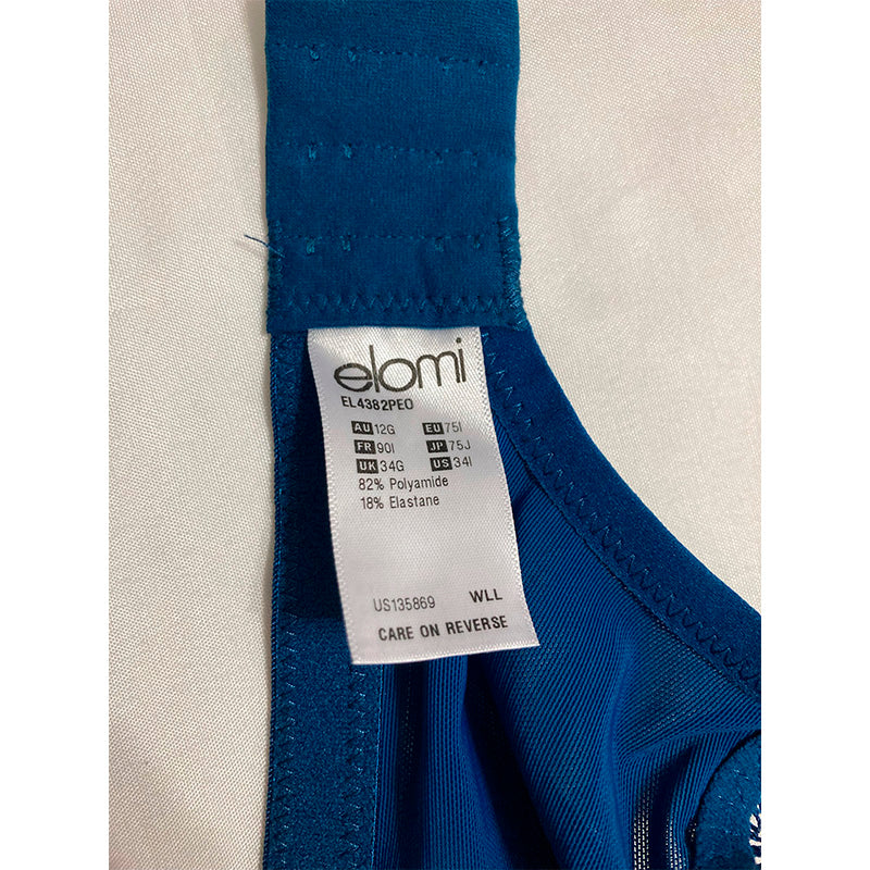 Elomi Women's Charley Stretch Lace Underwire Plunge Bra 34I