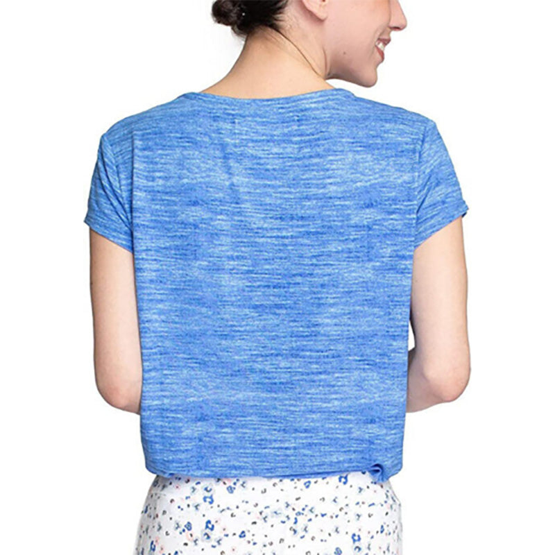 Goodnight Kiss Pretty Please Lush Luxury Only Pajama Top Blue L