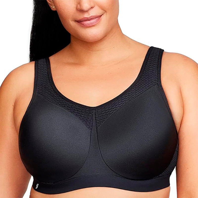Glamorise Full Figure Plus Size MagicLift Original Support Bra Black 40B