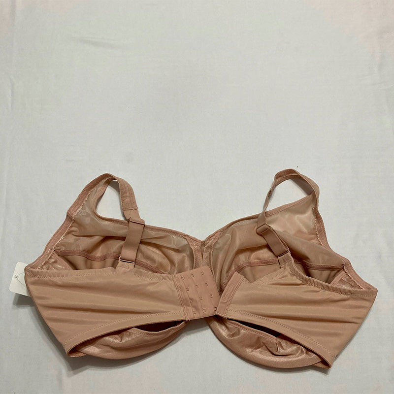 Glamorise Full Figure Wonderwire Minimizer Bra Underwire Café 42H
