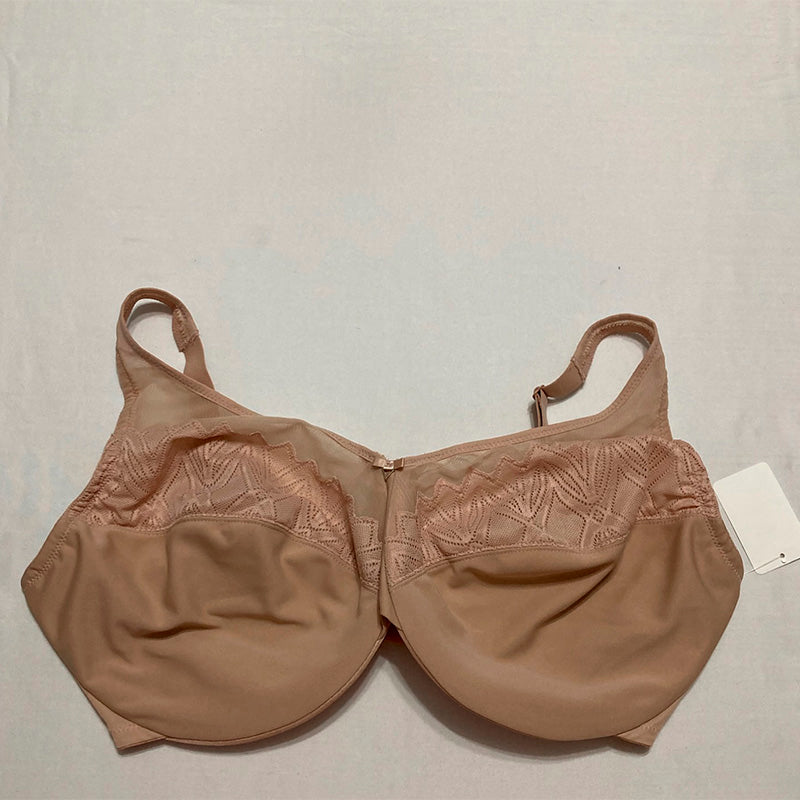 Glamorise Full Figure Wonderwire Minimizer Bra Underwire Café 42H