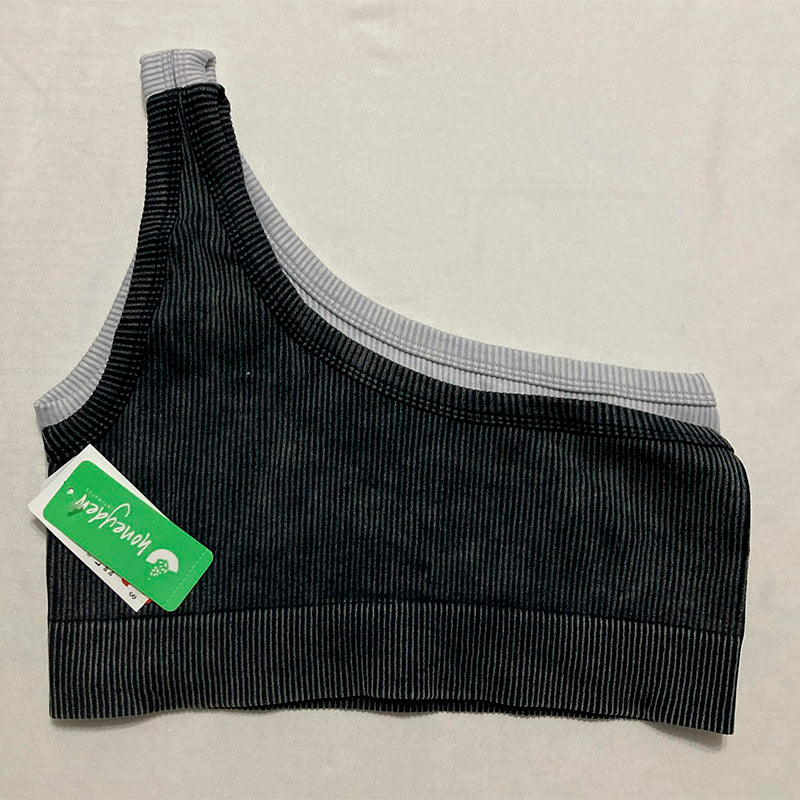 Honeydew 2 Pack Only Shoulder Grey and Black L