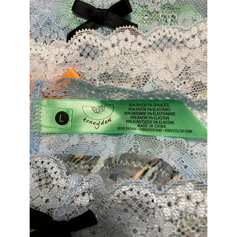 Honeydew Pack 4 Panties Lace Multicolor L