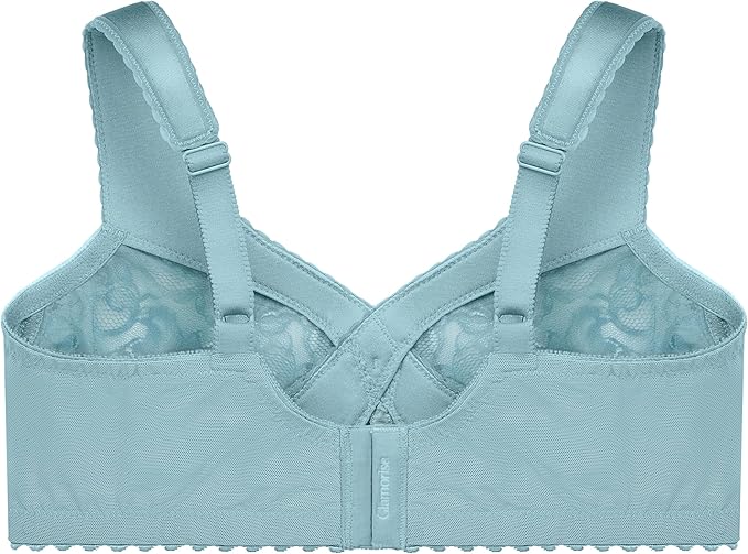 GLAMORISE Full Figure Plus Size MagicLift Bra Wirefree GLACIER 42C