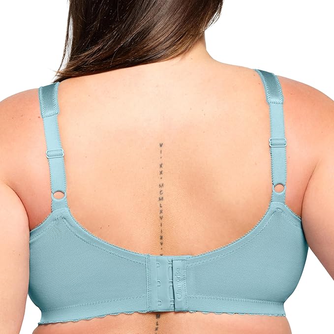 GLAMORISE Full Figure Plus Size MagicLift Bra Wirefree GLACIER 42C