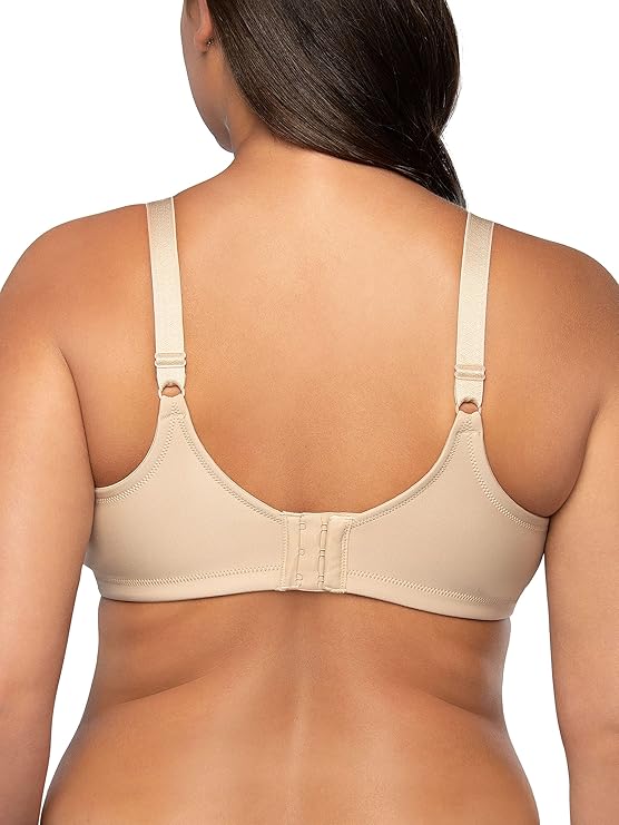 VANITY FAIR Full Figure Beauty Back Smoothing Bra 4 Way Stretch Fabric BEIGE 44C