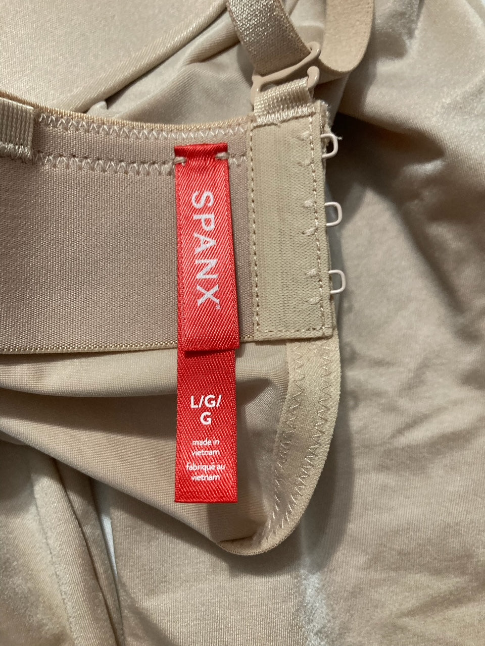 NWD SPANX shape Suit Low-Back Mid-Thigh Bodysuit CAFE AU LAIT L