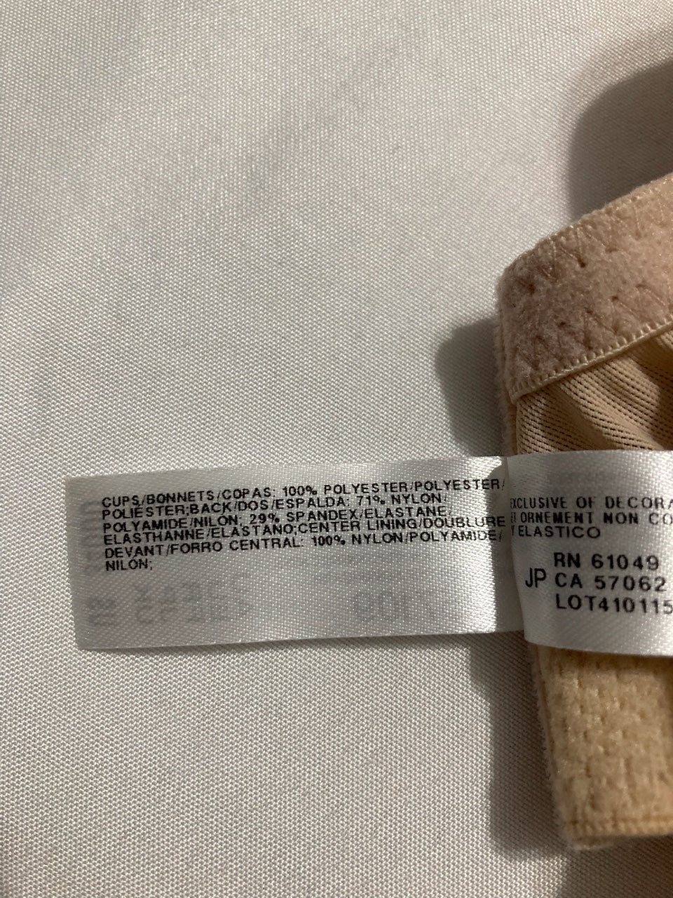 WACOAL Simple Shaping Unlined Full Coverage Minimizer Bra NUDE 34DDD