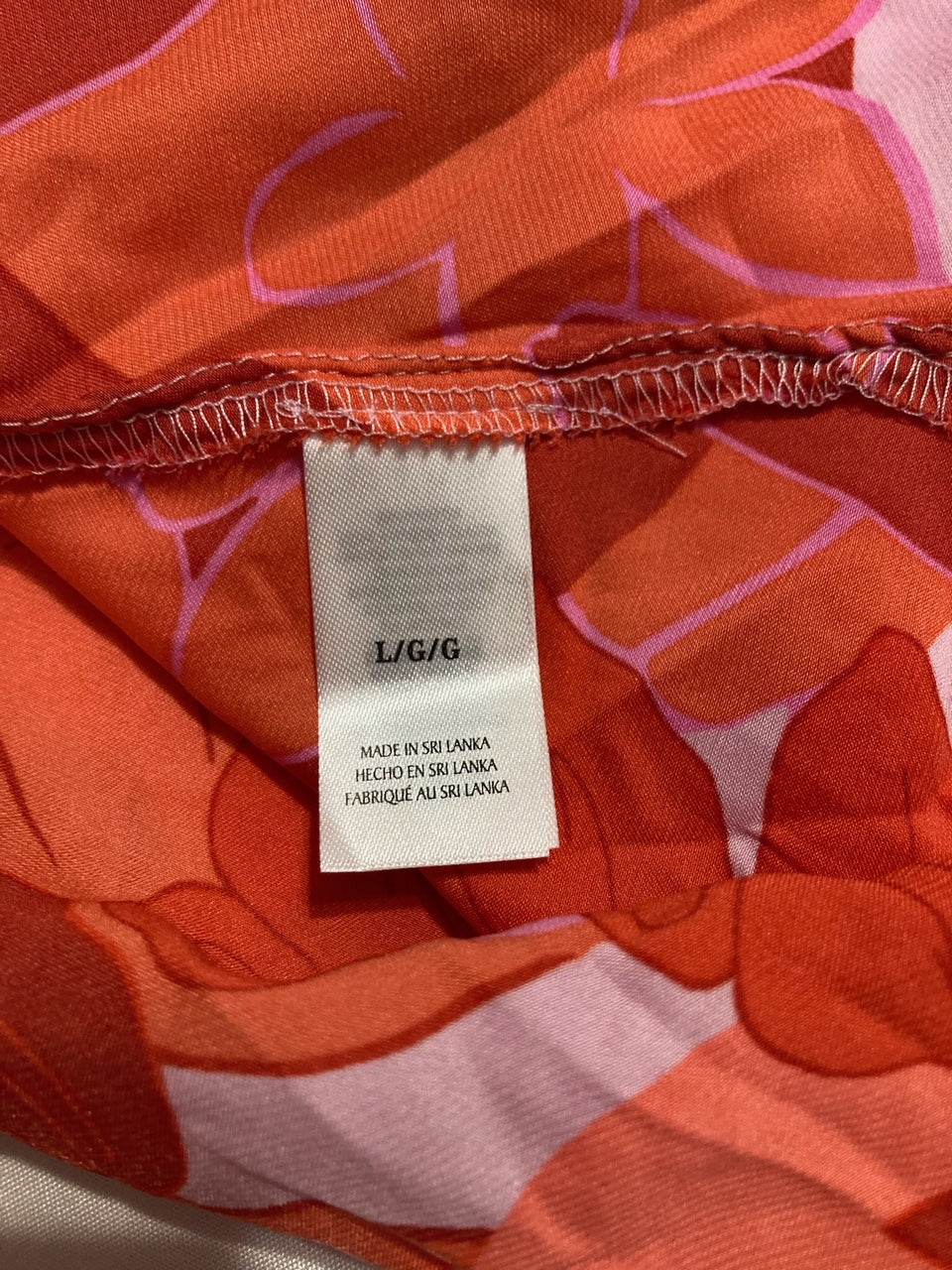 SANCTUARY Cami Cropped tank top FLORAL CORAL L