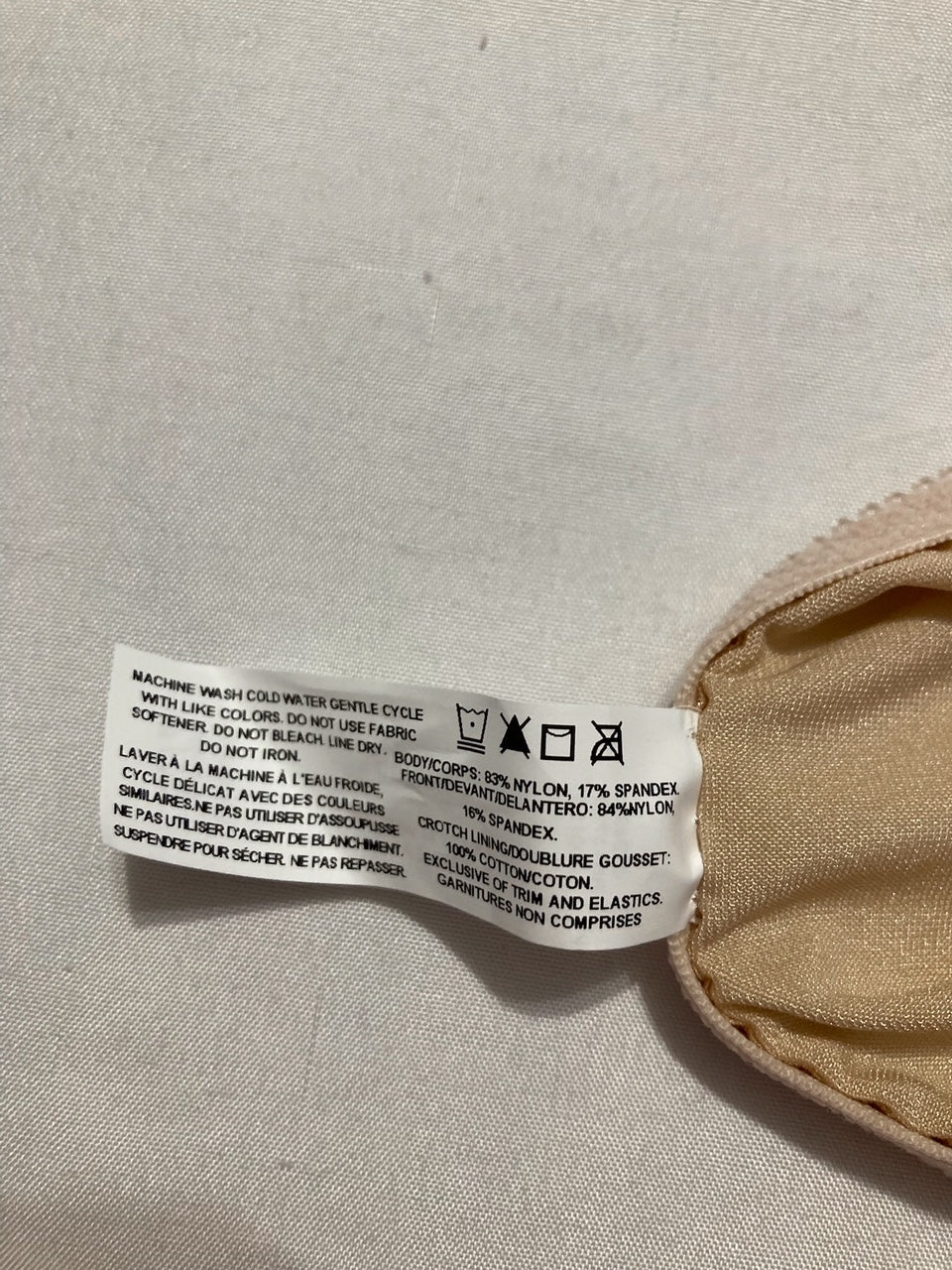 BALI Light Tummy-Control Lace Support BEIGE 2XL