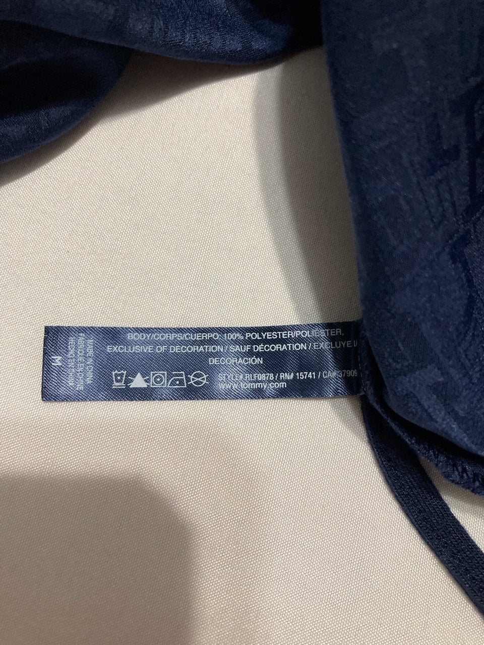 TOMMY HILFIGER Pajama jersey long NAVY M