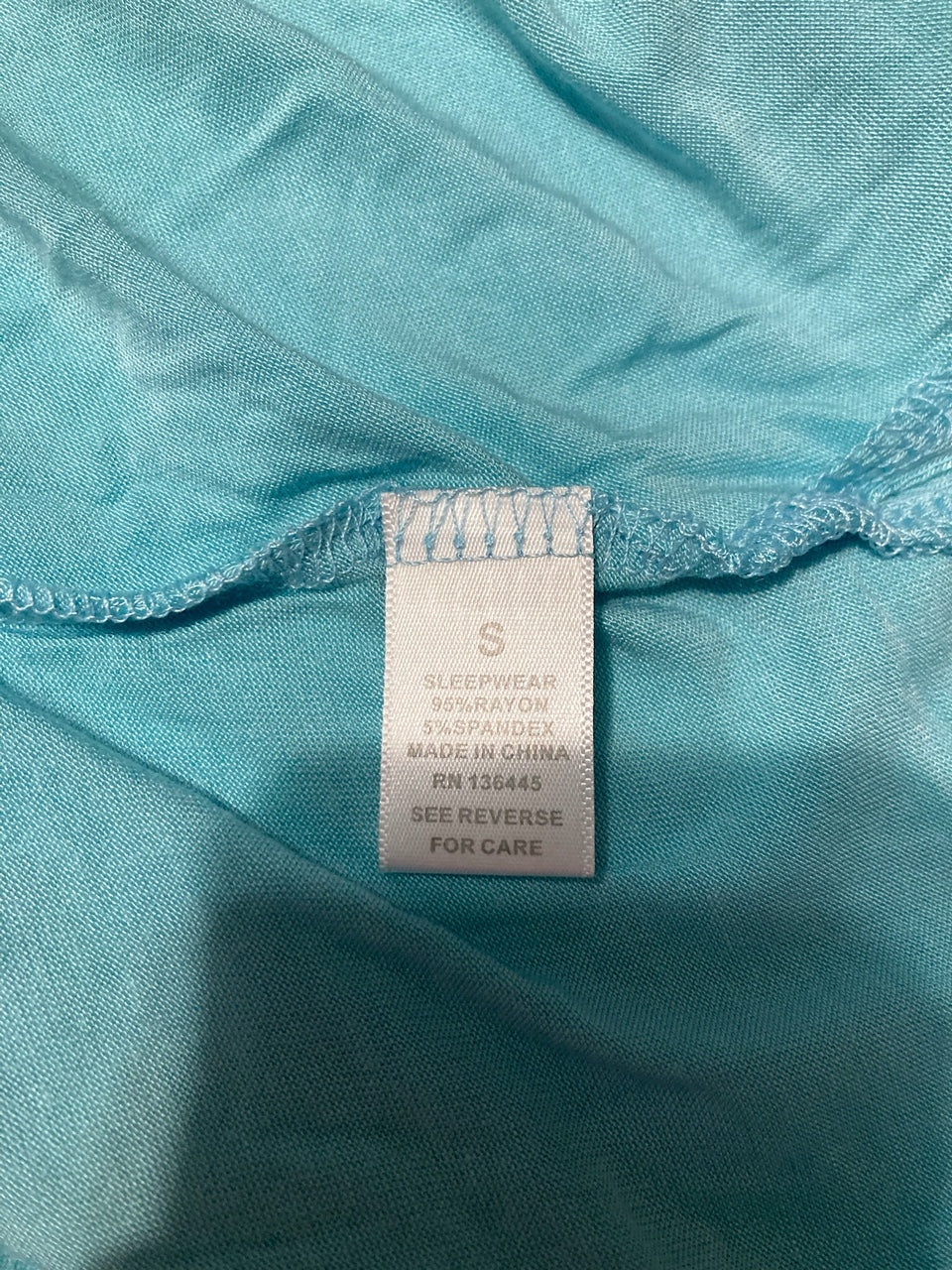 MUK LUKS Cloud Knit Short Sleeve T-Shirt BLUE S