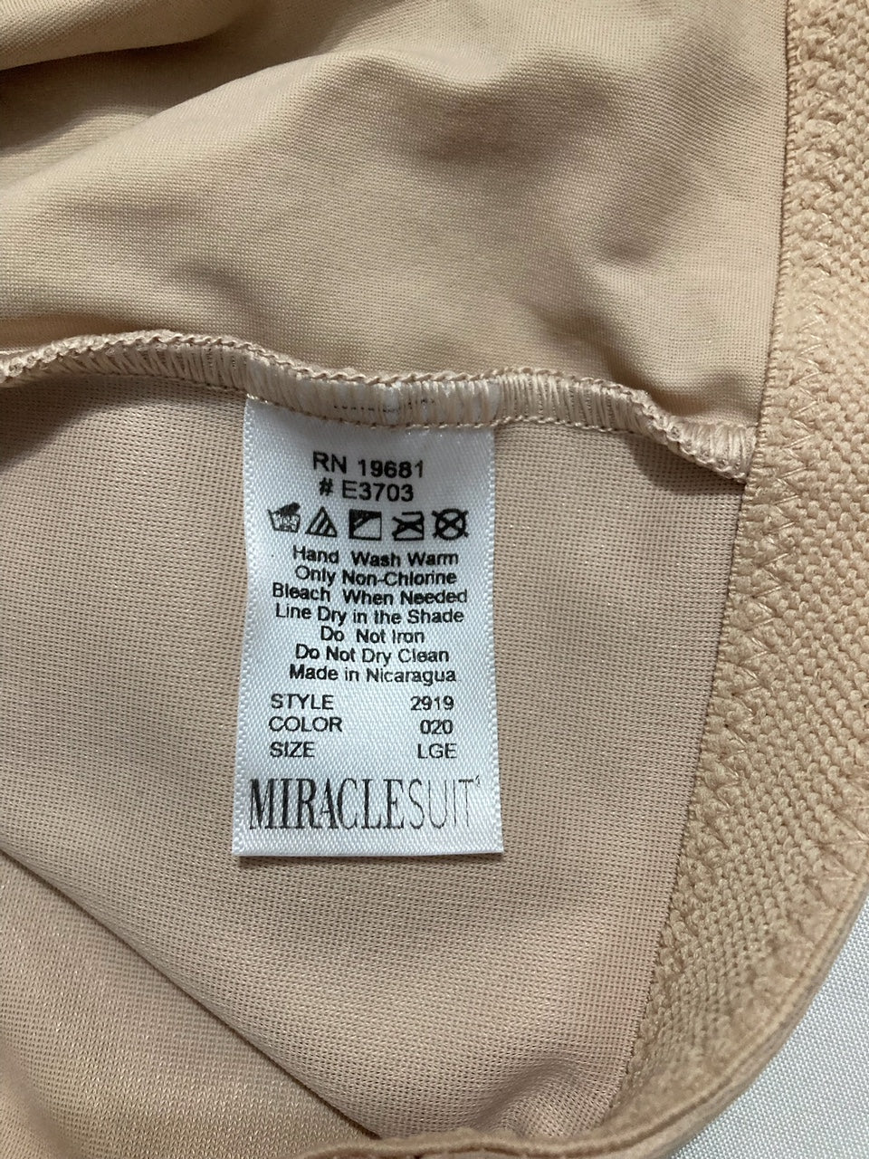 MIRACLESUIT Shapewear Hi-Waist Thigh Slimmer BEIGE L