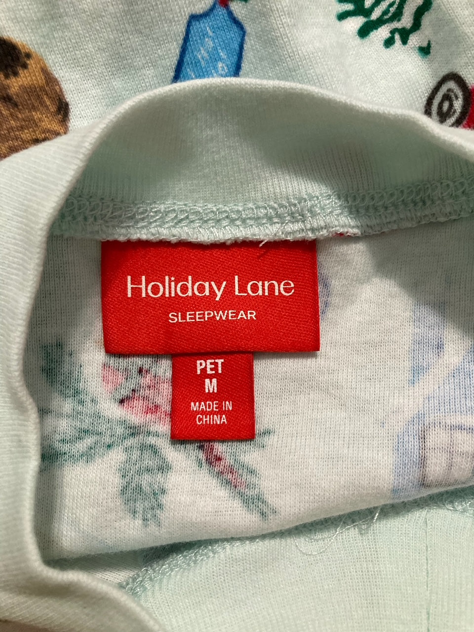 HOLIDAY LANE Pet Pajamas BLUE M