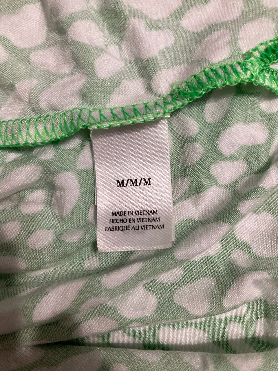 SANCTUARY Long Sleeve Pajama Top GREEN M