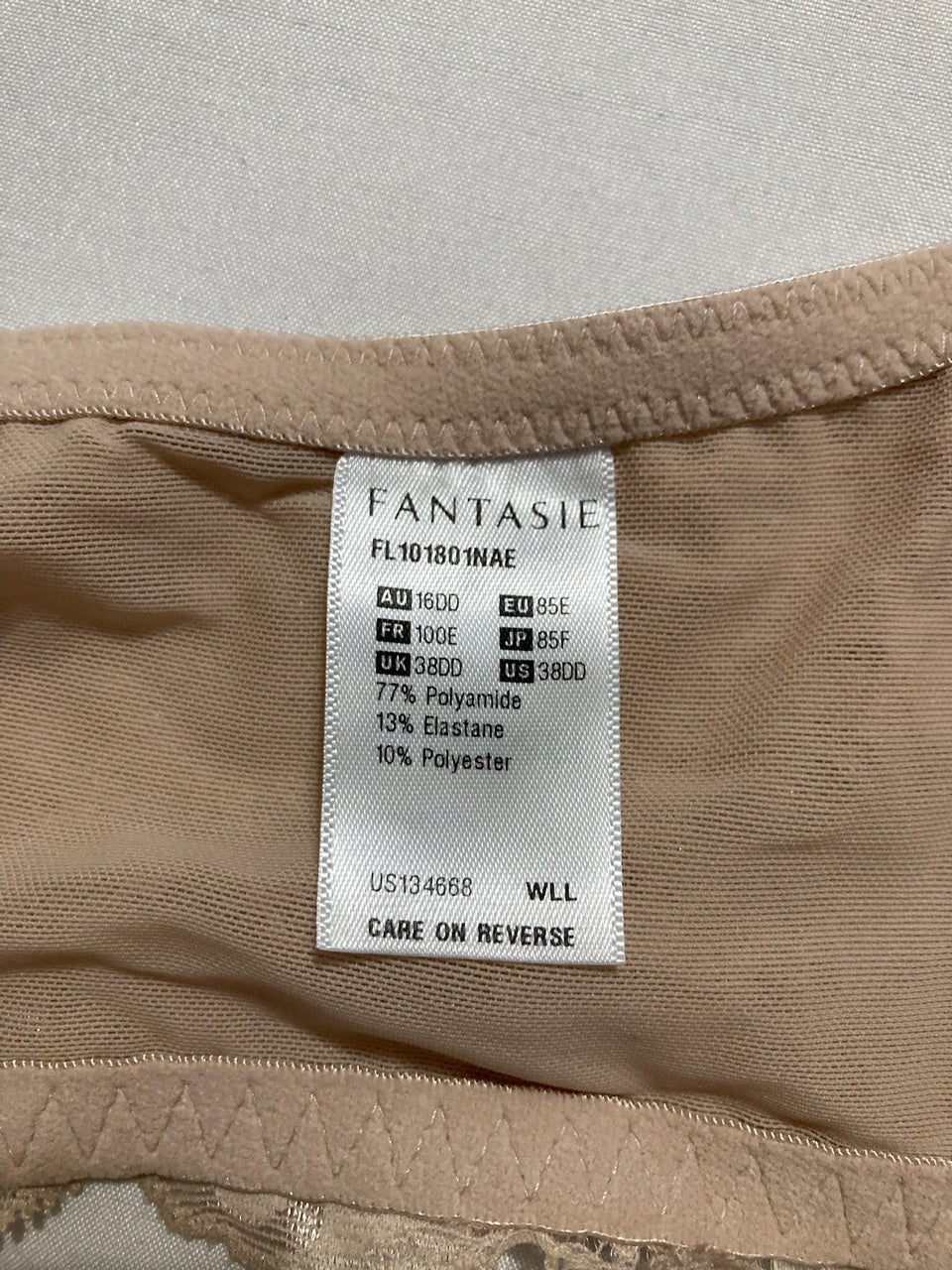 FANTASIE Reflect Underwire Side Support Bra NATURAL BEIGE 38DD