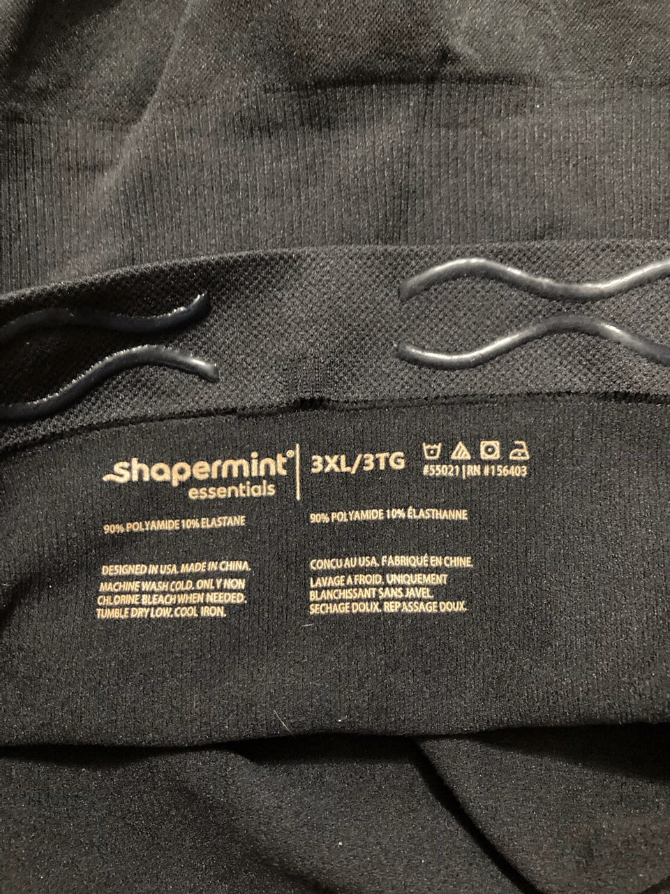 SHAPERMINT All Day Every Day High-Waisted Shaper Shorts BLACK 3XL