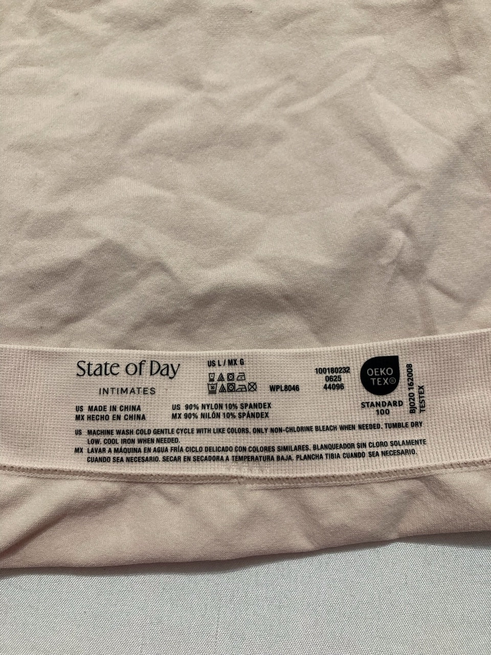 STATE OF DAY Seamless High-Cut Underwear NUDE L