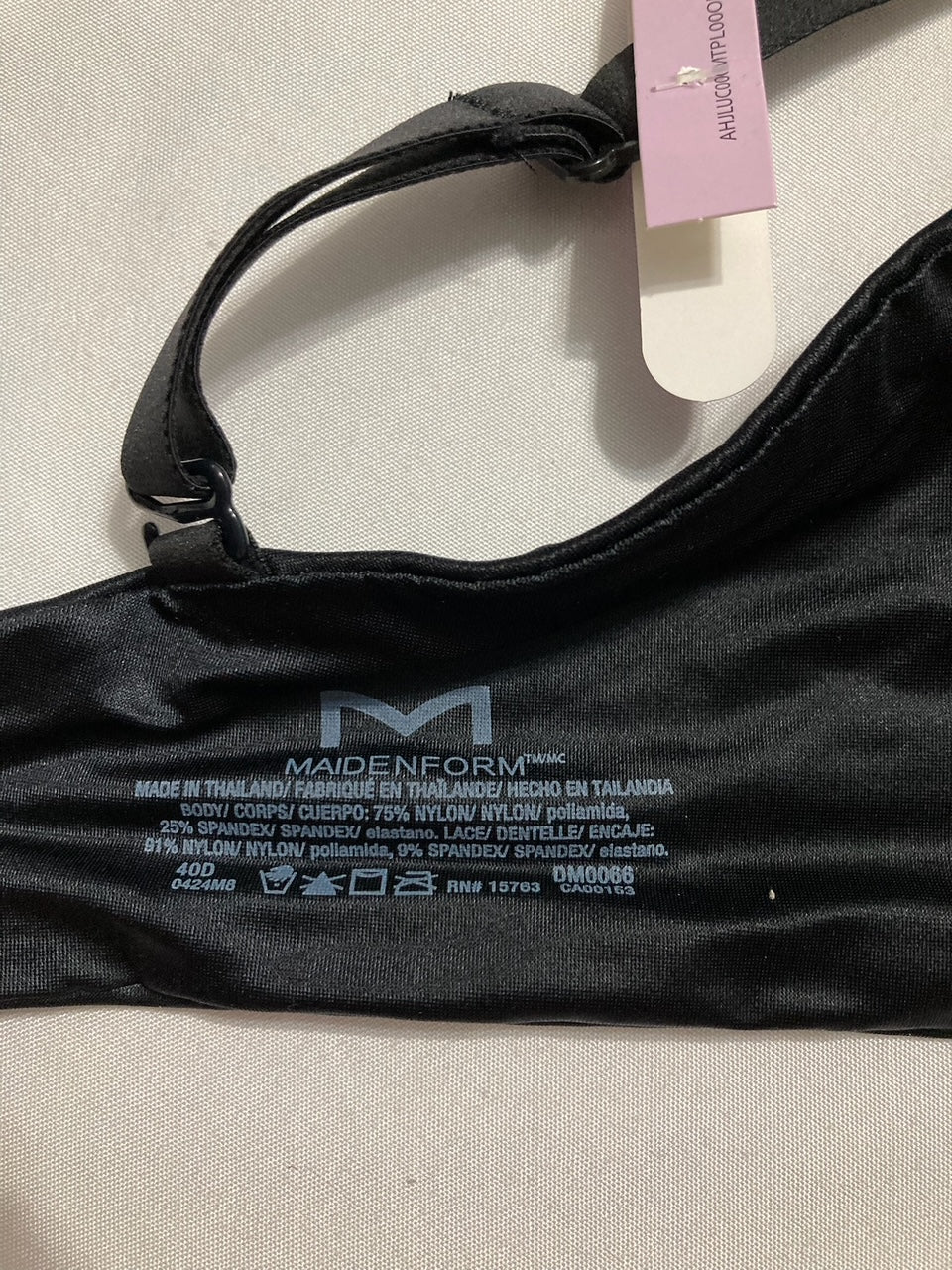 MAIDENFORM Push-up Bra with Dreamwire BLACK 40D