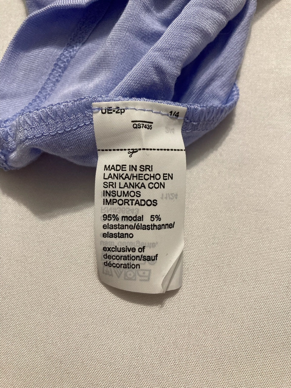 CALVIN KLEIN Short-Sleeve Sleep Tee BLUE XS