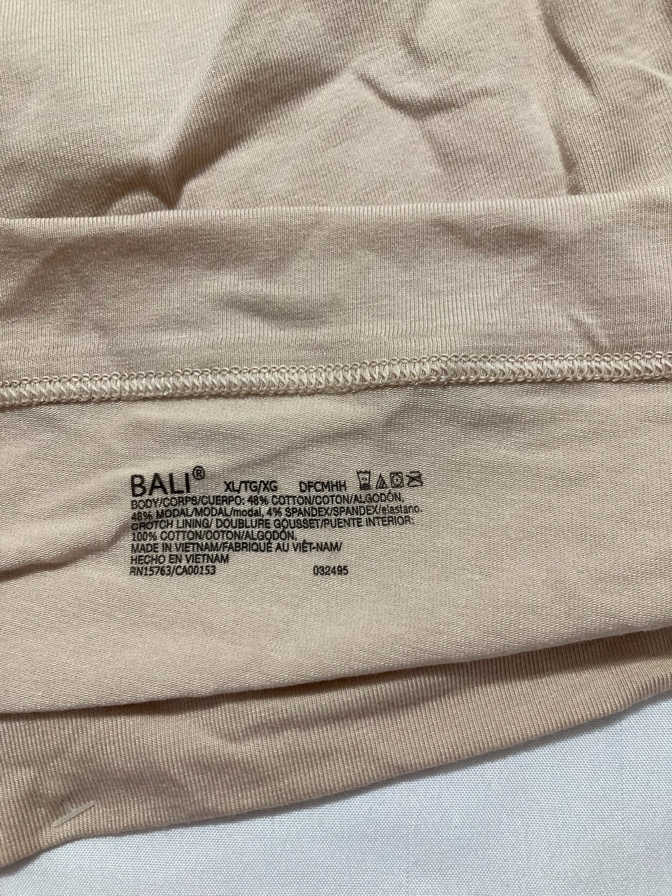 BALI Breathe Lace High-Cut Underwear BEIGE XL