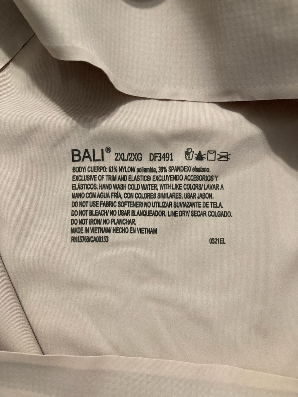 BALI Wireless Bra Comfort Revolution Easylite T-Shirt EVENING BLUSH 2XL