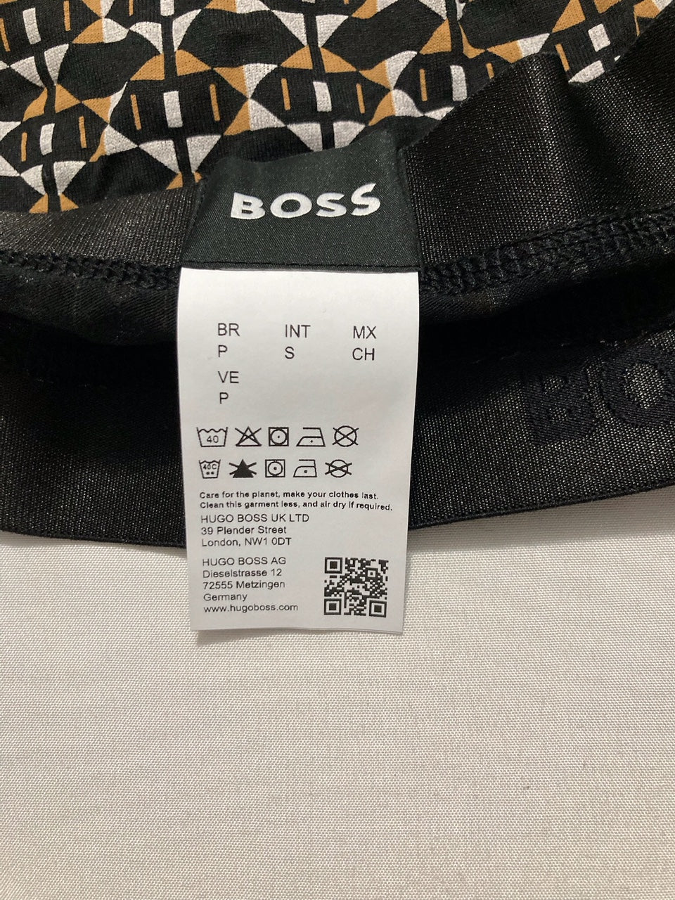 BOSS stretch-cotton boxer briefs with logo BLACK S