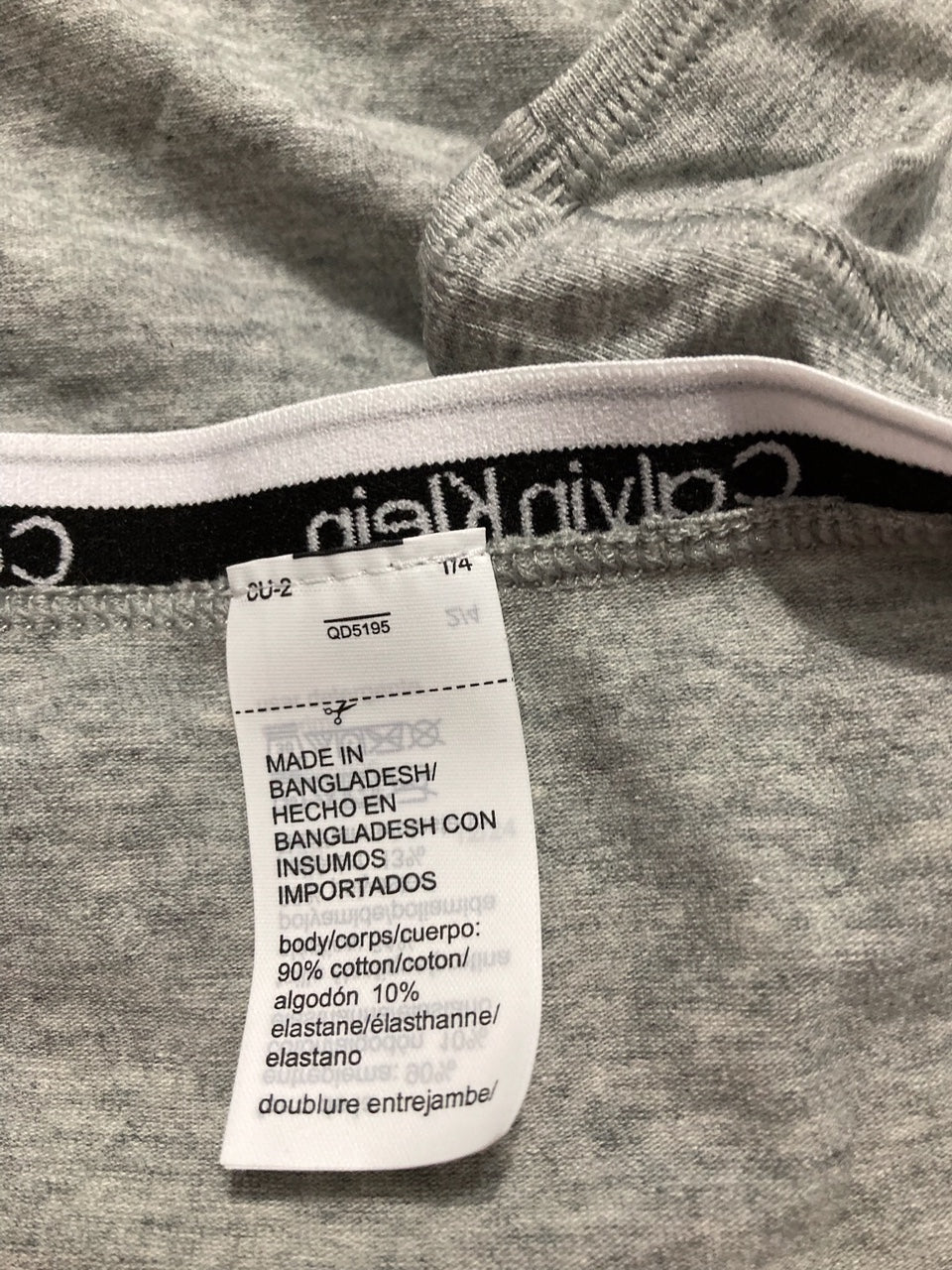 CALVIN KLEIN Modern Logo Boyshorts GRAY M