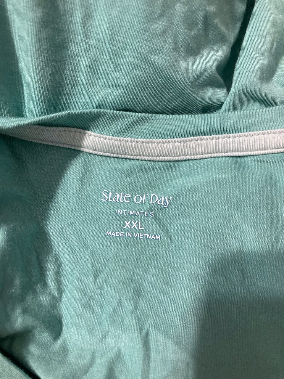 STATE OF DAY 2-Pc. Fluid Knit Pajama Set Canton BLUE XXL