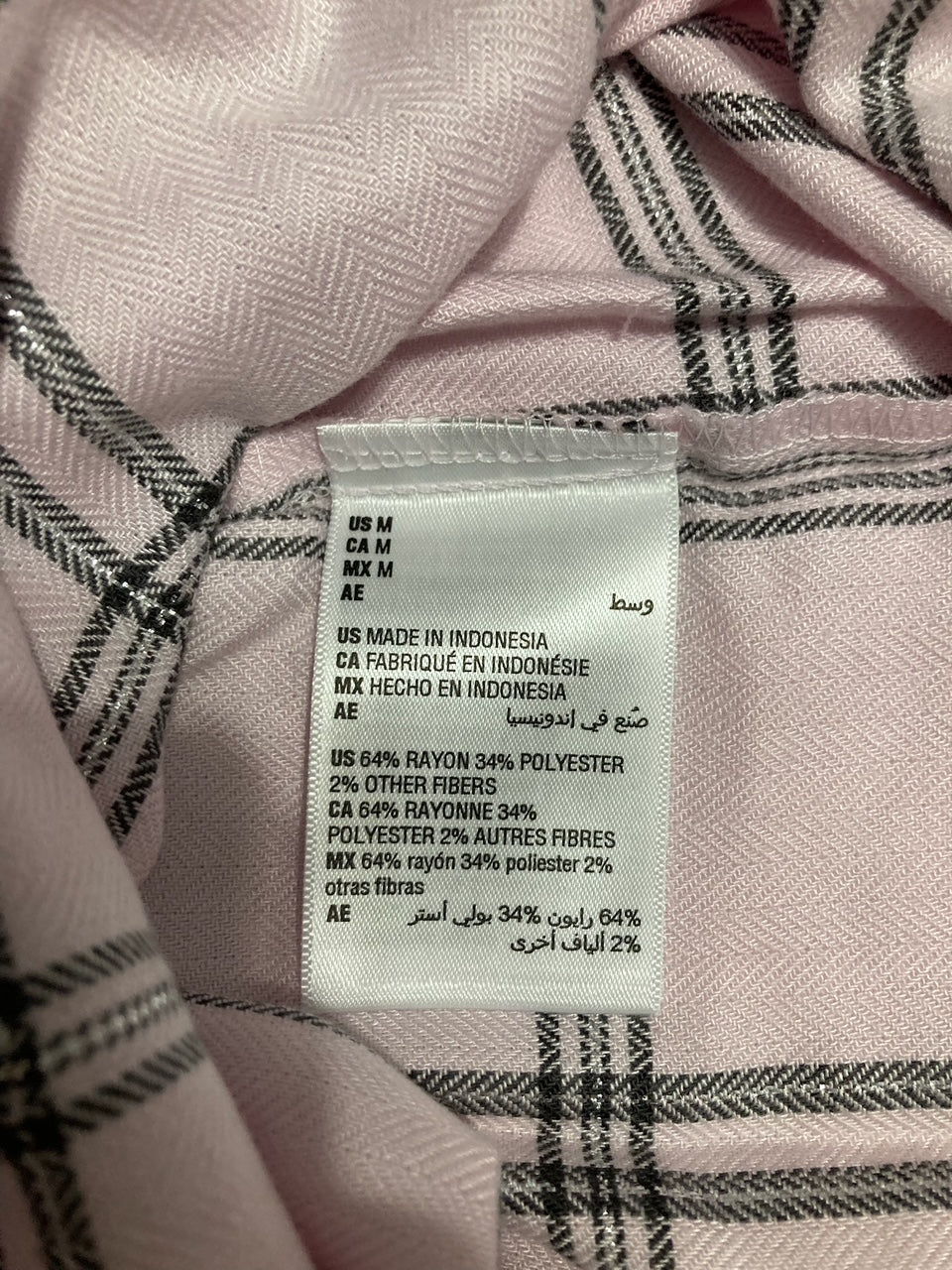 STATE OF DAY Long pajama set PINK M