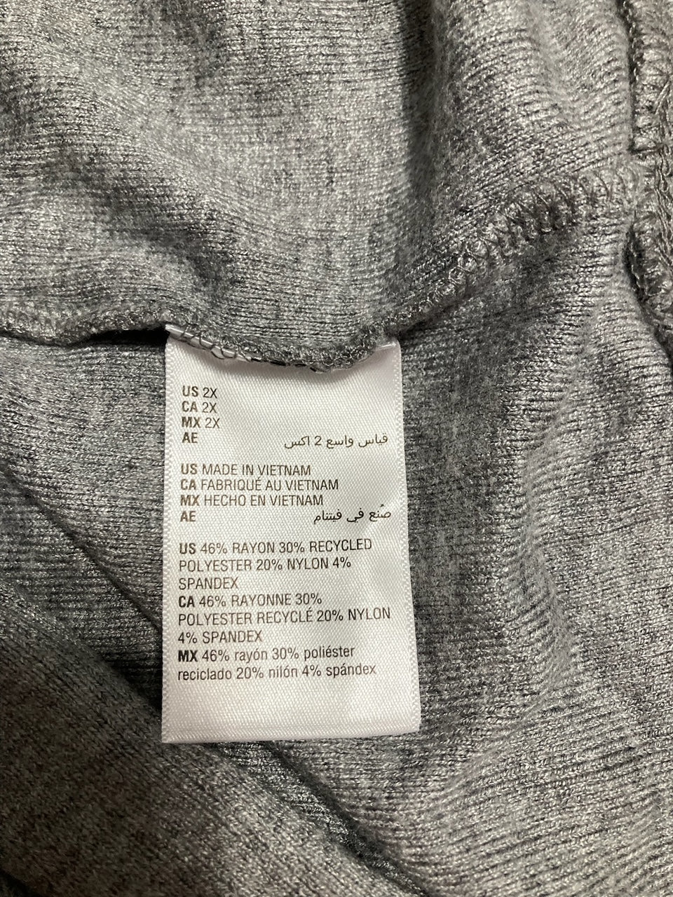 STATE OF DAY Packaged Chenille Sweater & Pant Set GRAY 2X