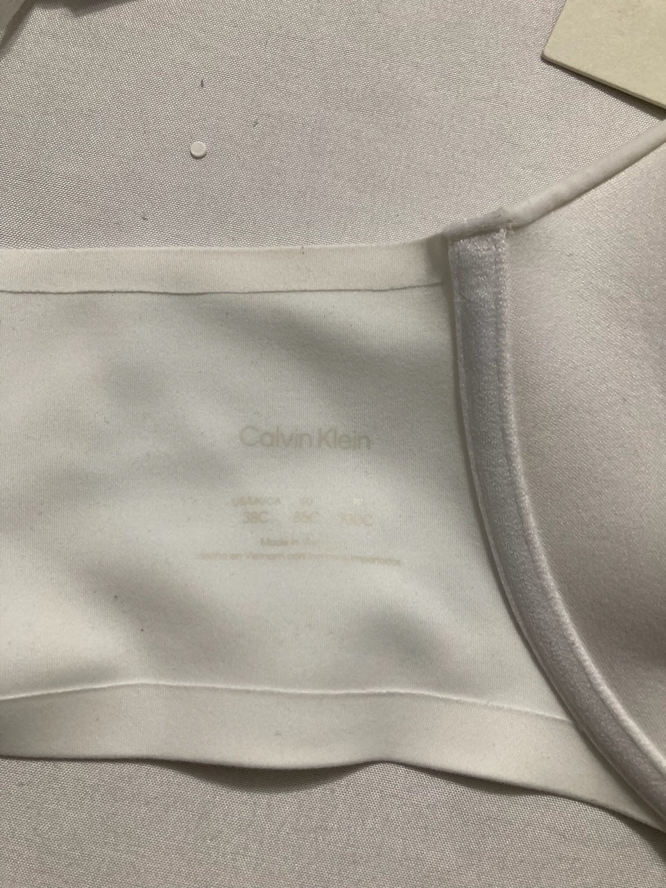 NWD CALVIN KLEIN Perfectly Fit Modern T-Shirt Bra WHITE 38C