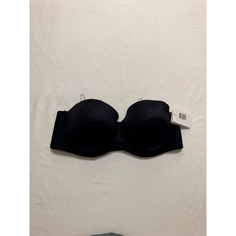 NWD VANITY FAIR Women's Beauty Back Smoothing Strapless Bra BLACK 38C