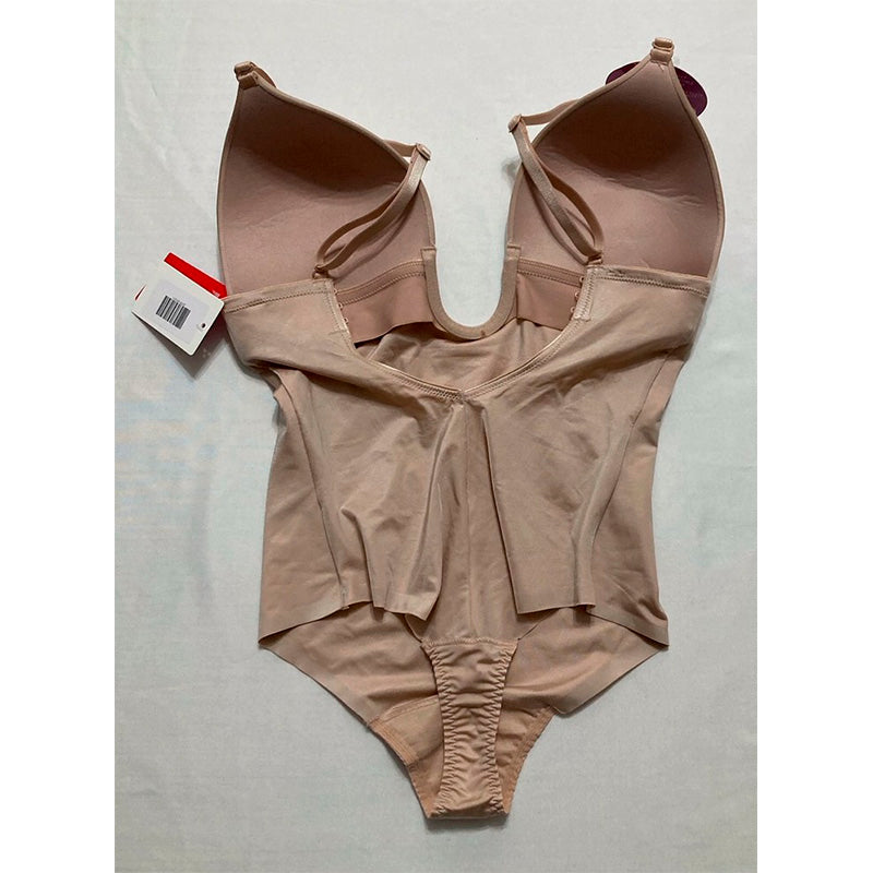 NWD SPANX shape Suit Low Back Comfortable Medium Compression BEIGE L