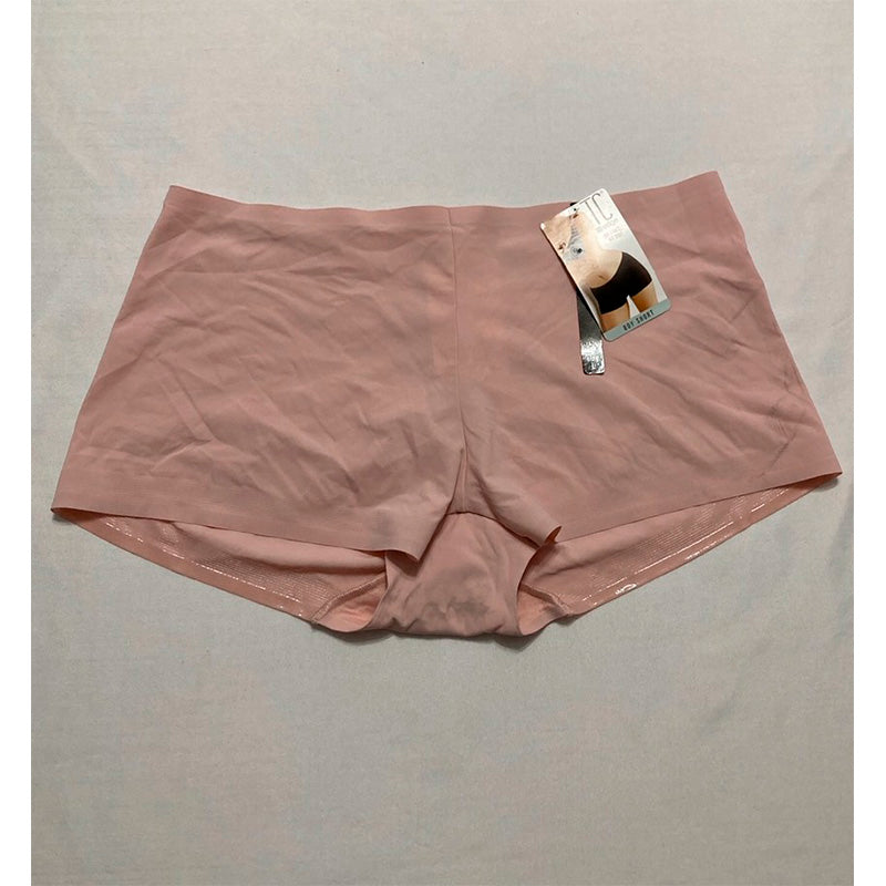 NWD TC EDGE Fine Intimates Wonderful Edge Matte Microfiber Boyshort ROSE L