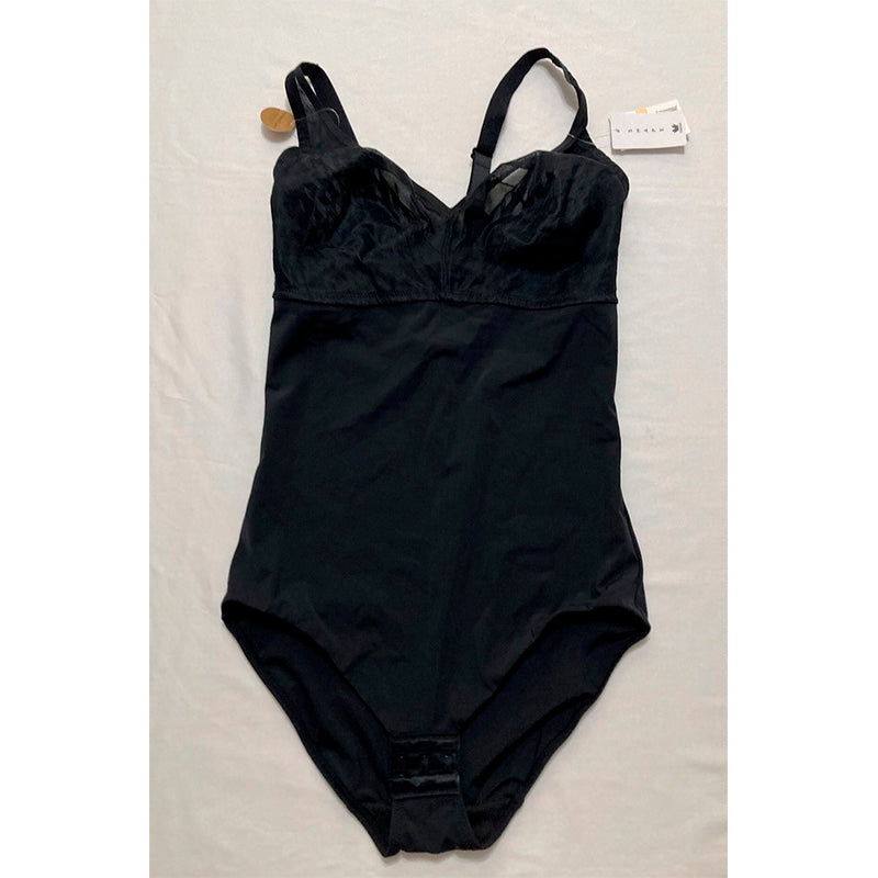 WACOAL Womens Elevated Allure Wirefree Shaping Bodysuit BLACK 36DD