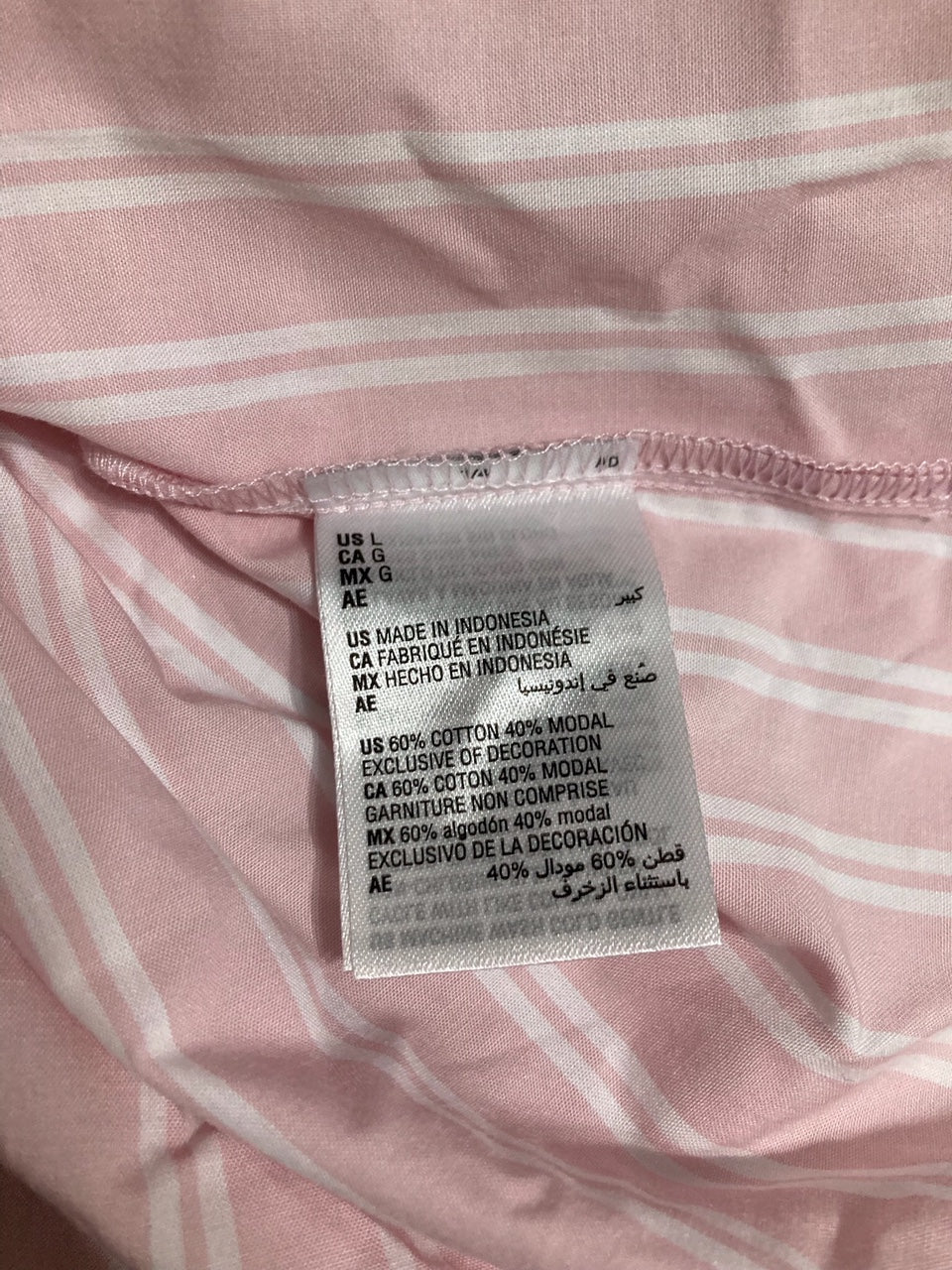 STATE OF DAY Top pajama short sleeve ROSE L